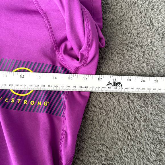 NIKE Women's Pro Combat Livestrong 1/4 Zip Compression Top sz S Dri-FIT - Picture 3 of 6